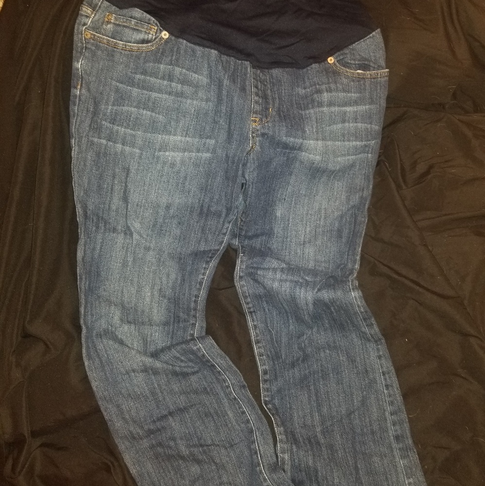 Maternity Jean's with full belly coverage